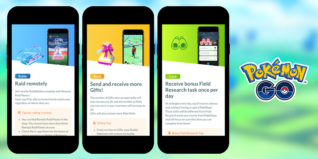“Pokémon GO”를 자택에서도 즐기기 위한 가이드가 앱 내에 등장합니다! Pokémon GO