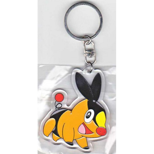 Pokemon Center 2012 Tepig Acrylic Plastic Character Keychain