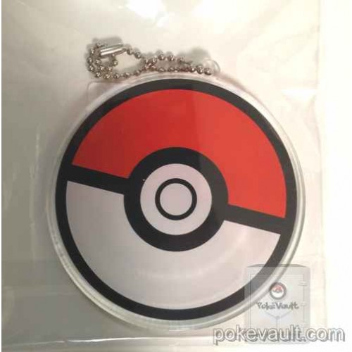 Pokemon Center 2015 Pokeball Acrylic Plastic Character Keychain