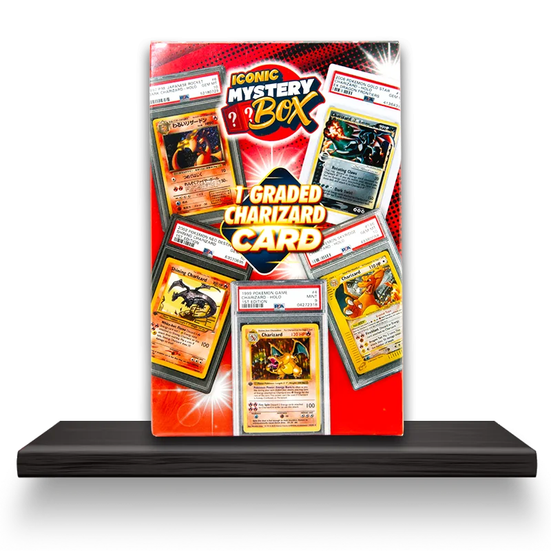 Iconic Mystery Box Graded Pokémon Charizard (Glurak) Edition POKIBO'S