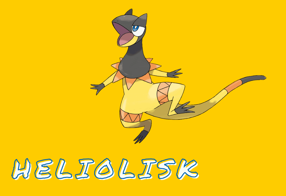 Heliolisk Guide The SunKissed Lizard Pokemon Pok Universe