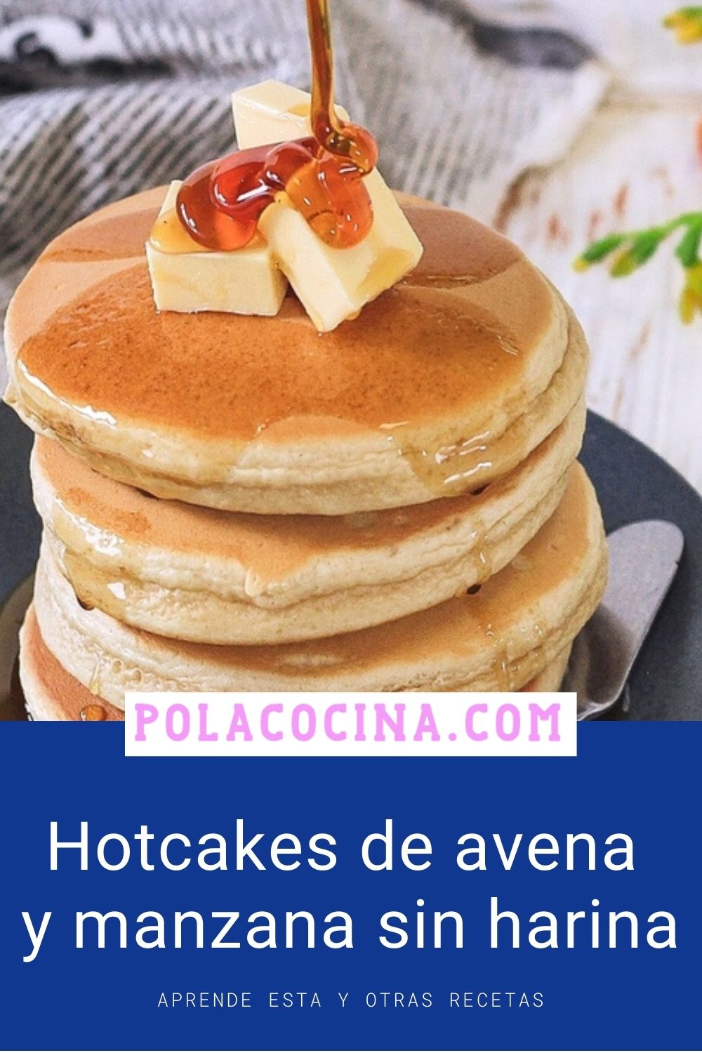 Hotcakes de avena y manzana sin harina receta son gluten