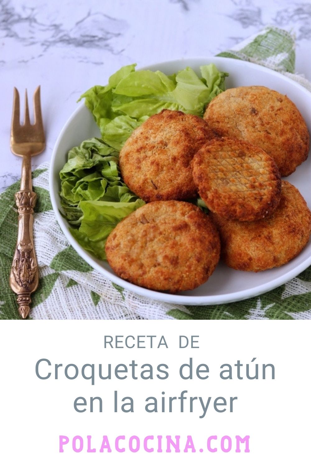 Croquetas de atún en la airfryer o freidora de aire receta