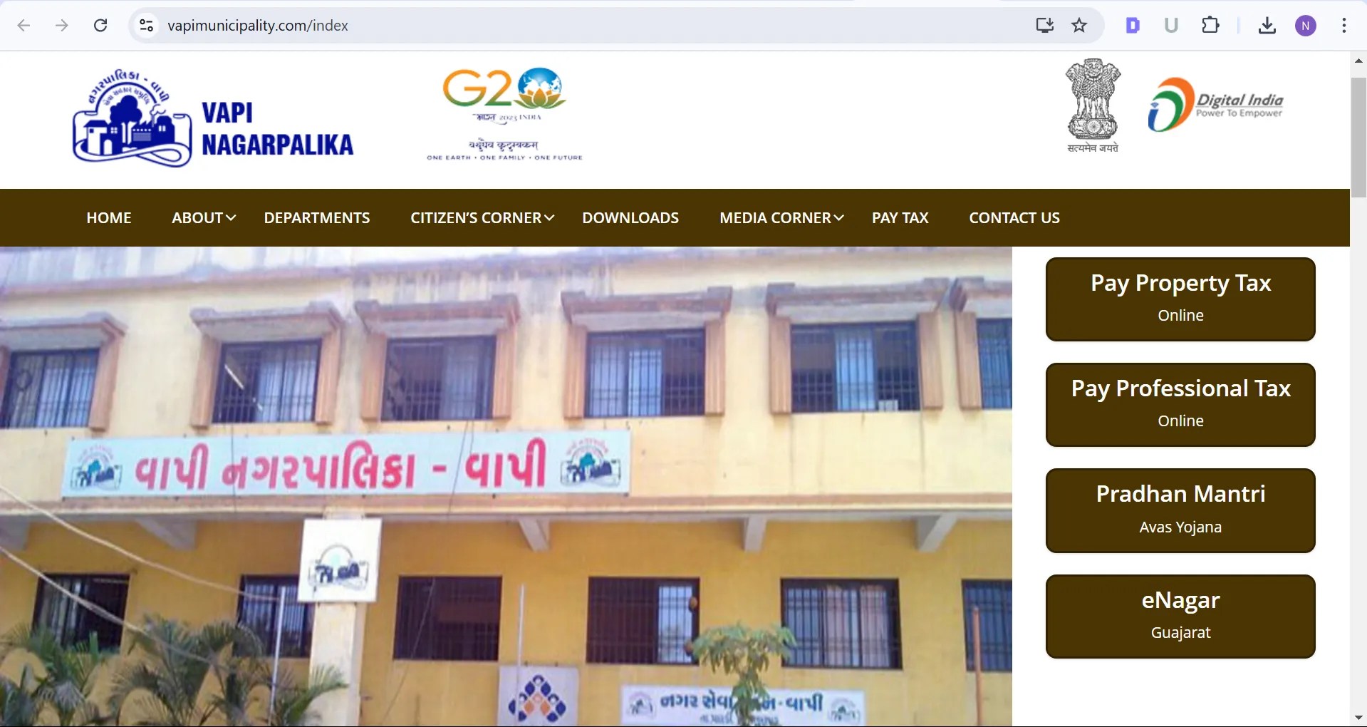 How to Pay Vapi Nagarpalika Property Tax Online & Offline