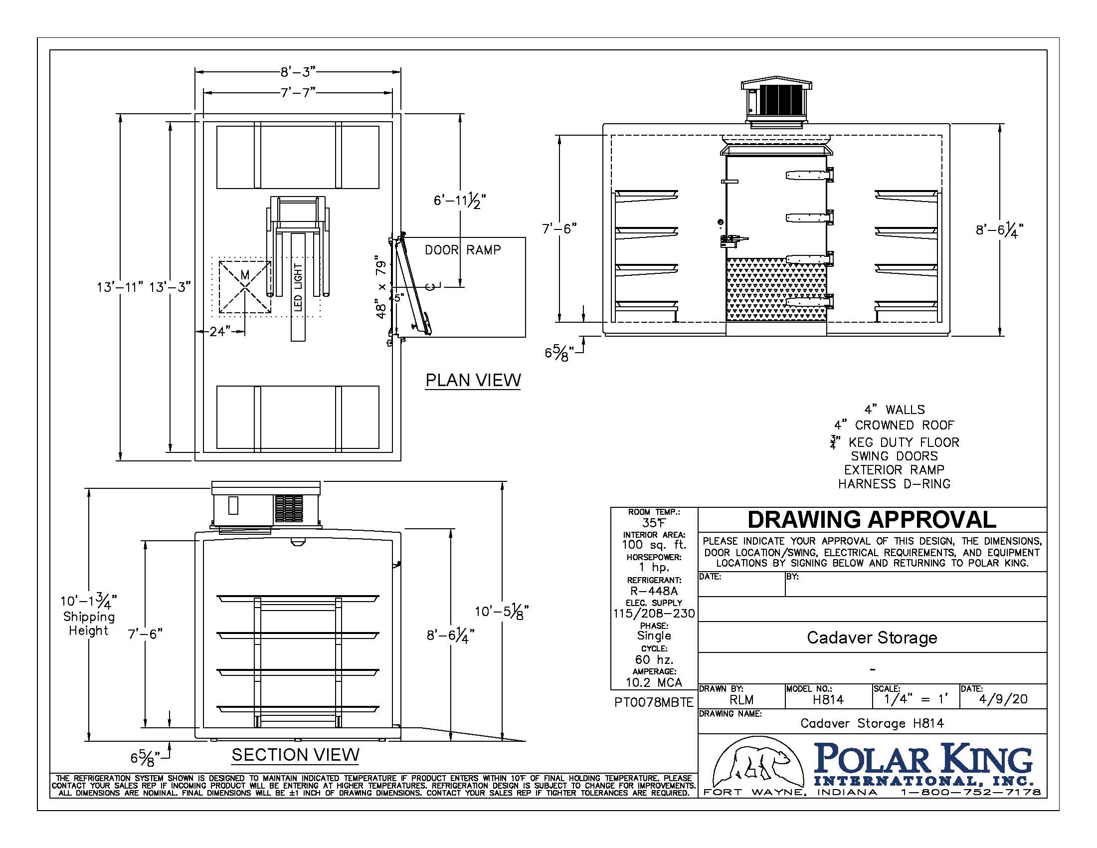Mortuary Coolers Freezers and Coolers Polar King
