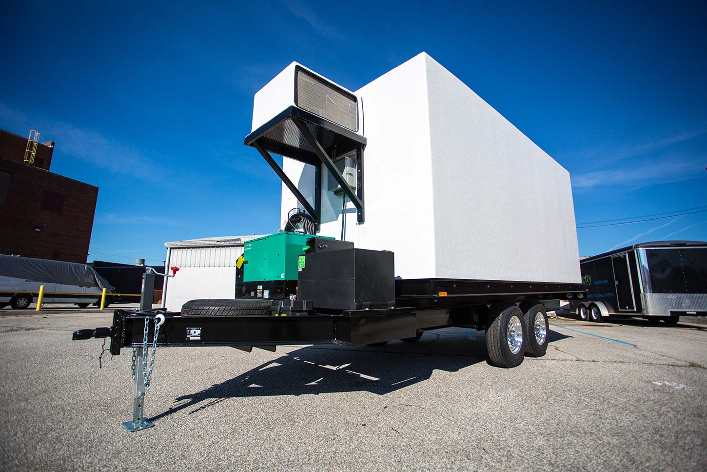 Refrigerated Trailers On The Road and On Site Polar King