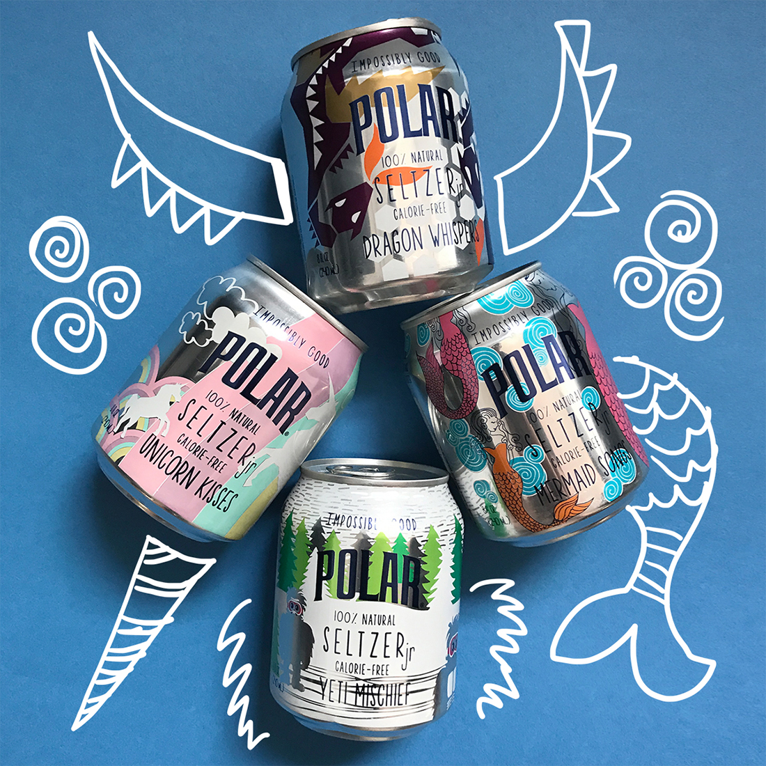 Polar Seltzer Unicorn Kisses