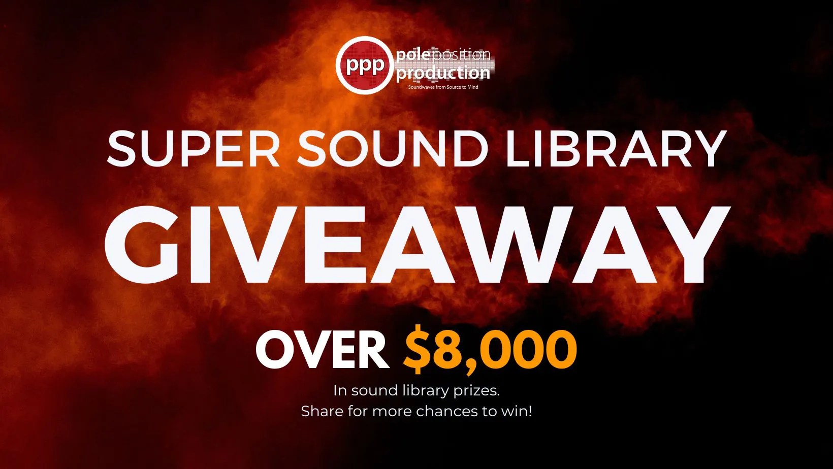 Pole Position Production Super Sound Library Giveaway! Pole Position