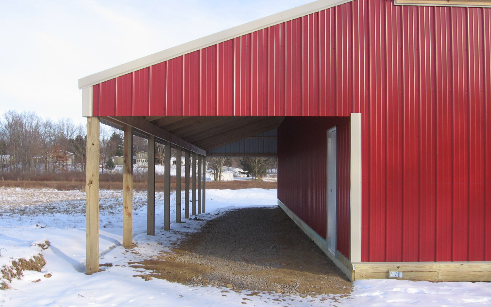 LeanTo Porch Options For Pole Barns & Pole Buildings