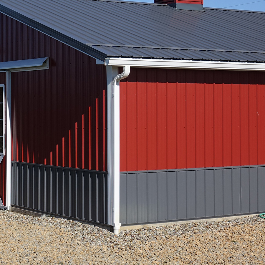 Gutters, Downspouts, Snowguards For Pole Barns & Pole Buildings
