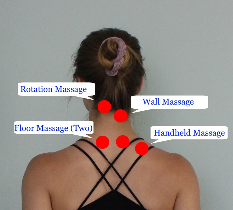 Pole Dancer's Massage Ball Guide for Stiff Necks PolePedia