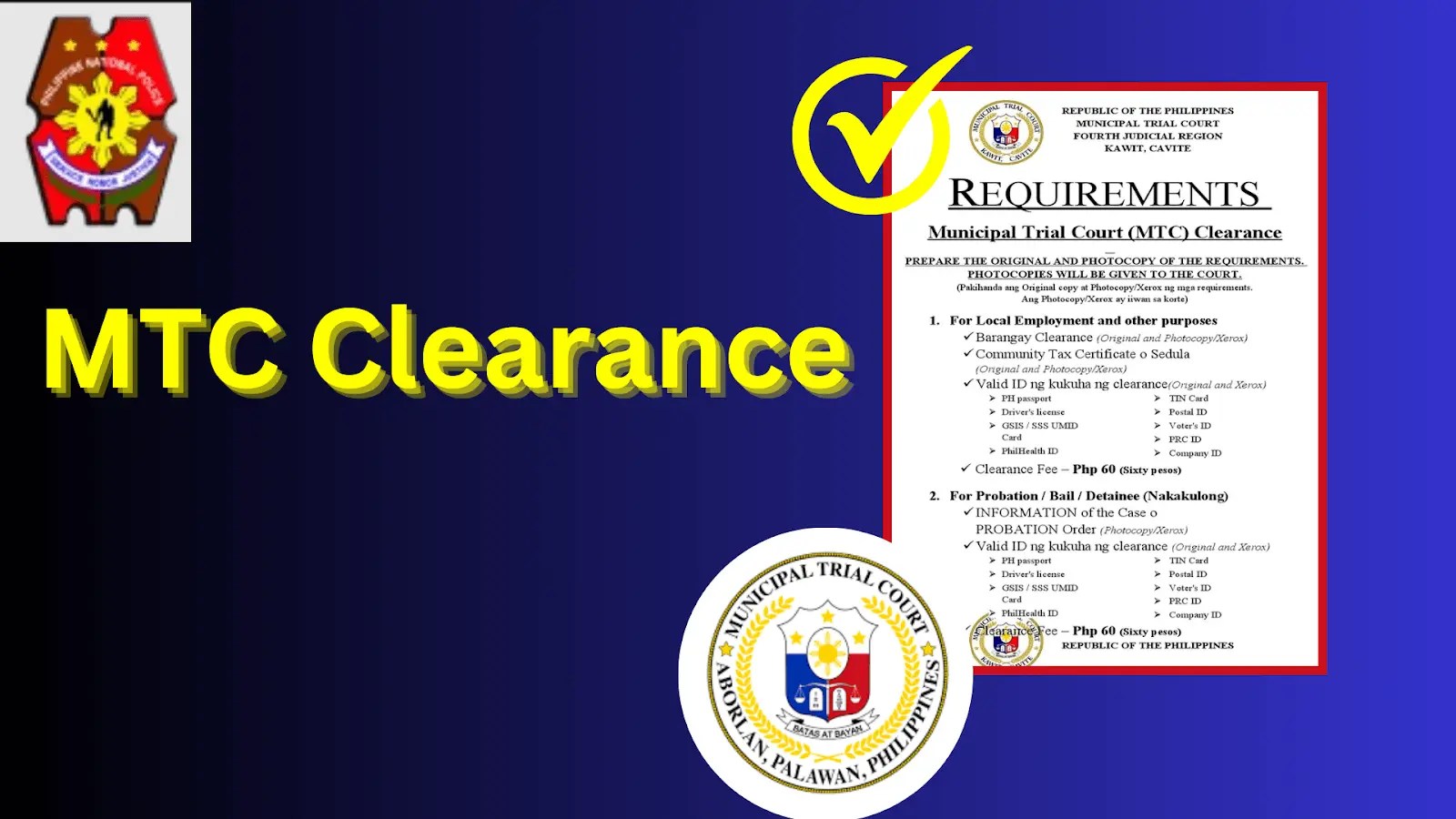 MTC Clearance Online in Philippines Police Clearance MTC Clearance Online in Philippines Police Clearance