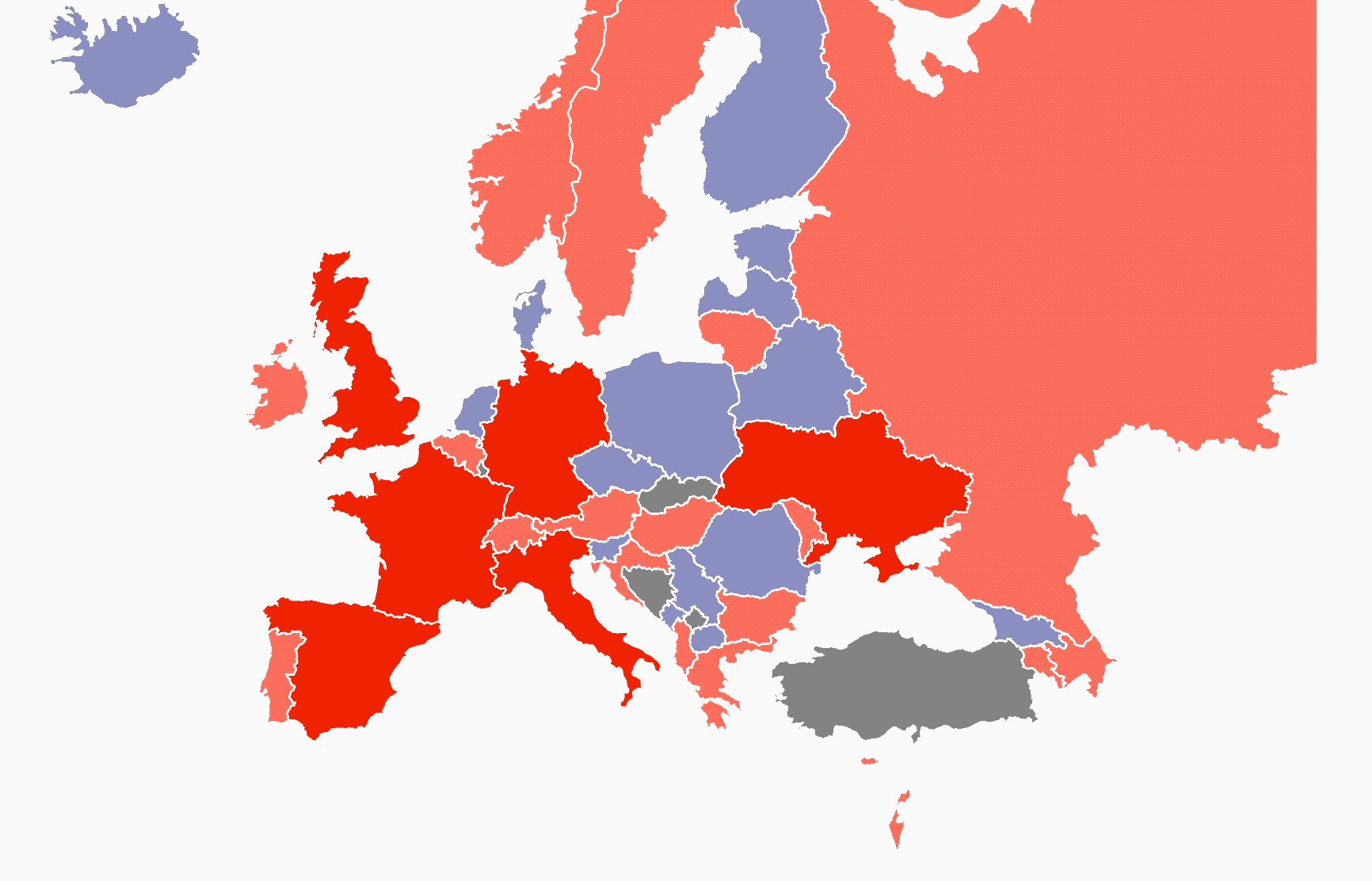 Grid Map Of Europe European Tile Grid Map Policy Viz