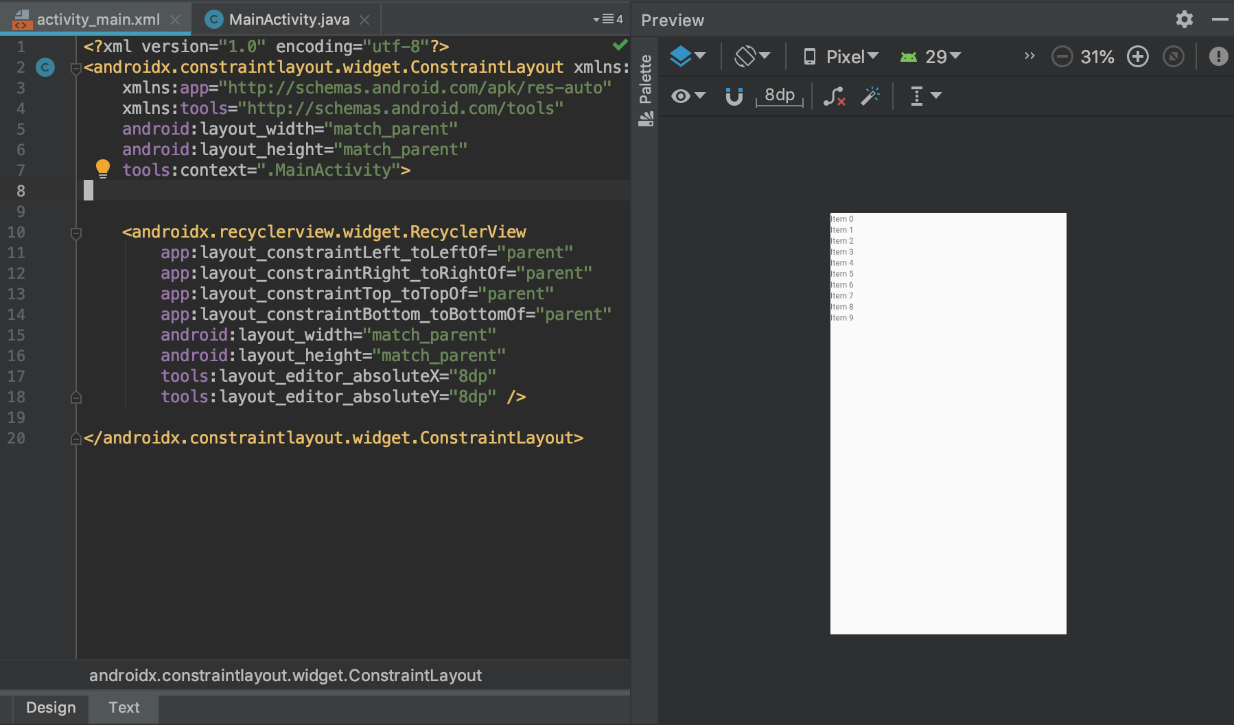 Recyclerview Sederhana · GitBook