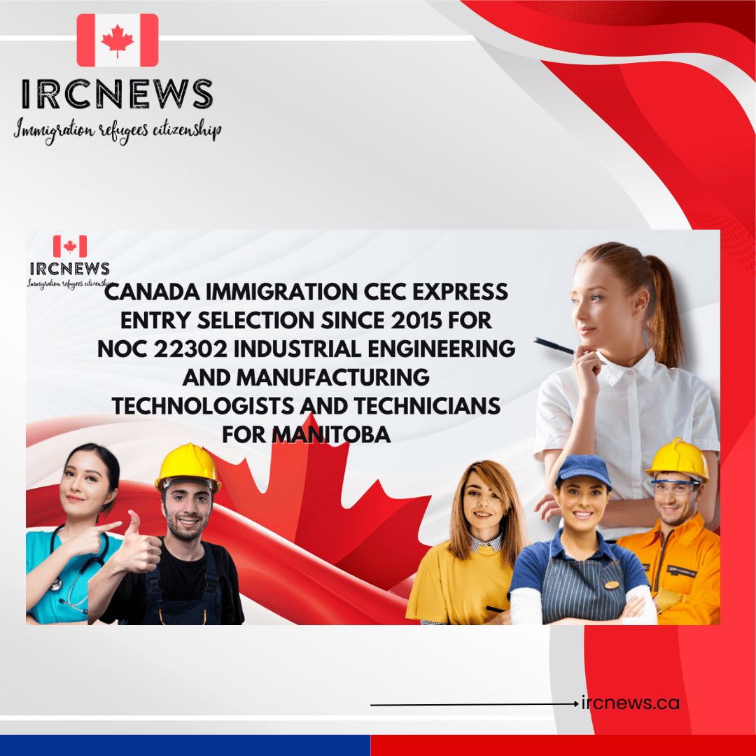 Canada Immigration CEC Express Entry selection since 2015 for NOC 22302