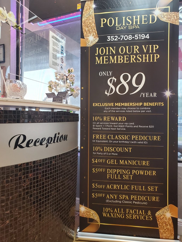 Nail Salon 34711 Polished Day Spa of Clermont, Florida 34711