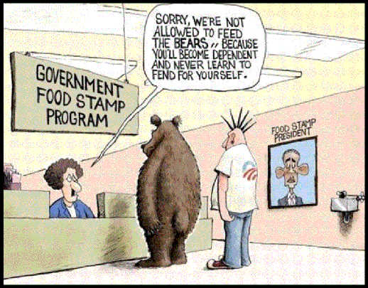 government food stamp program not allowed to feed bears dependent