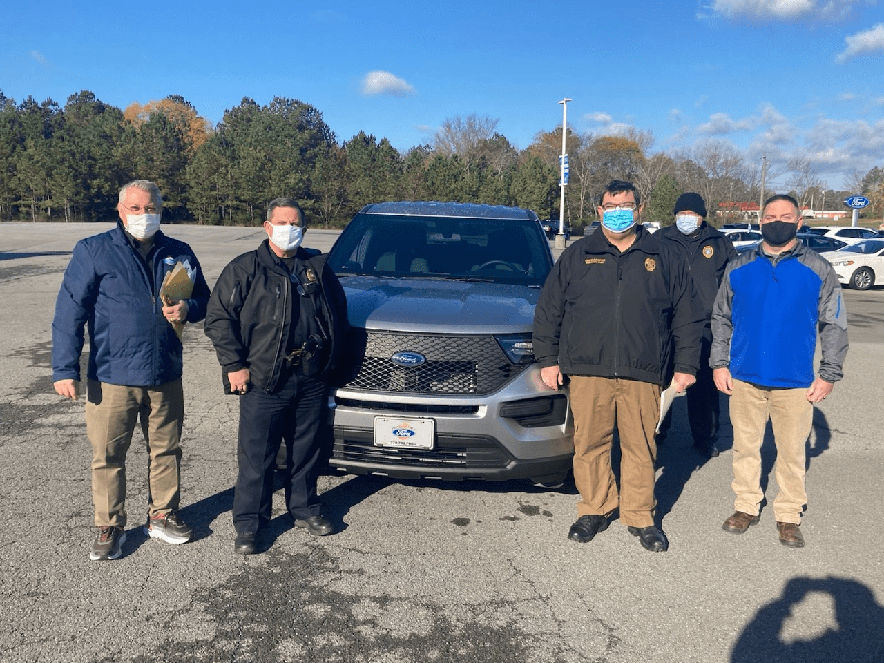 Peach State Ford delivers new vehicles to Cedartown Police Polk.Today