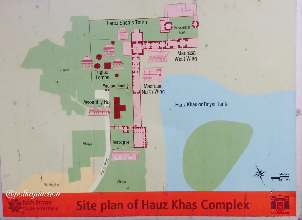 Hauz Khas Village Map Complete guide to visiting the historic Hauz Khas fort in Delhi