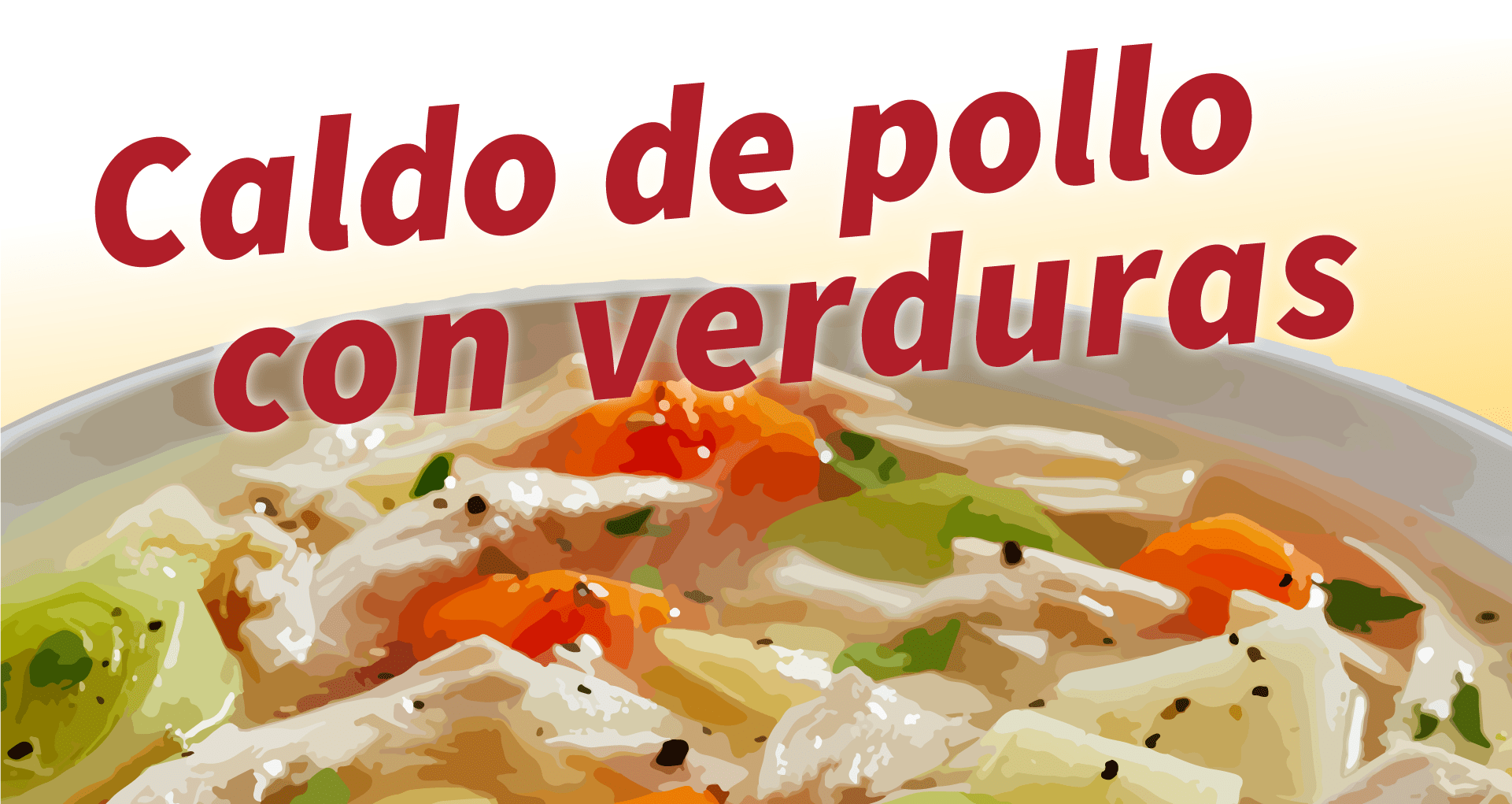 Caldo de pollo con verduras PolloCentro