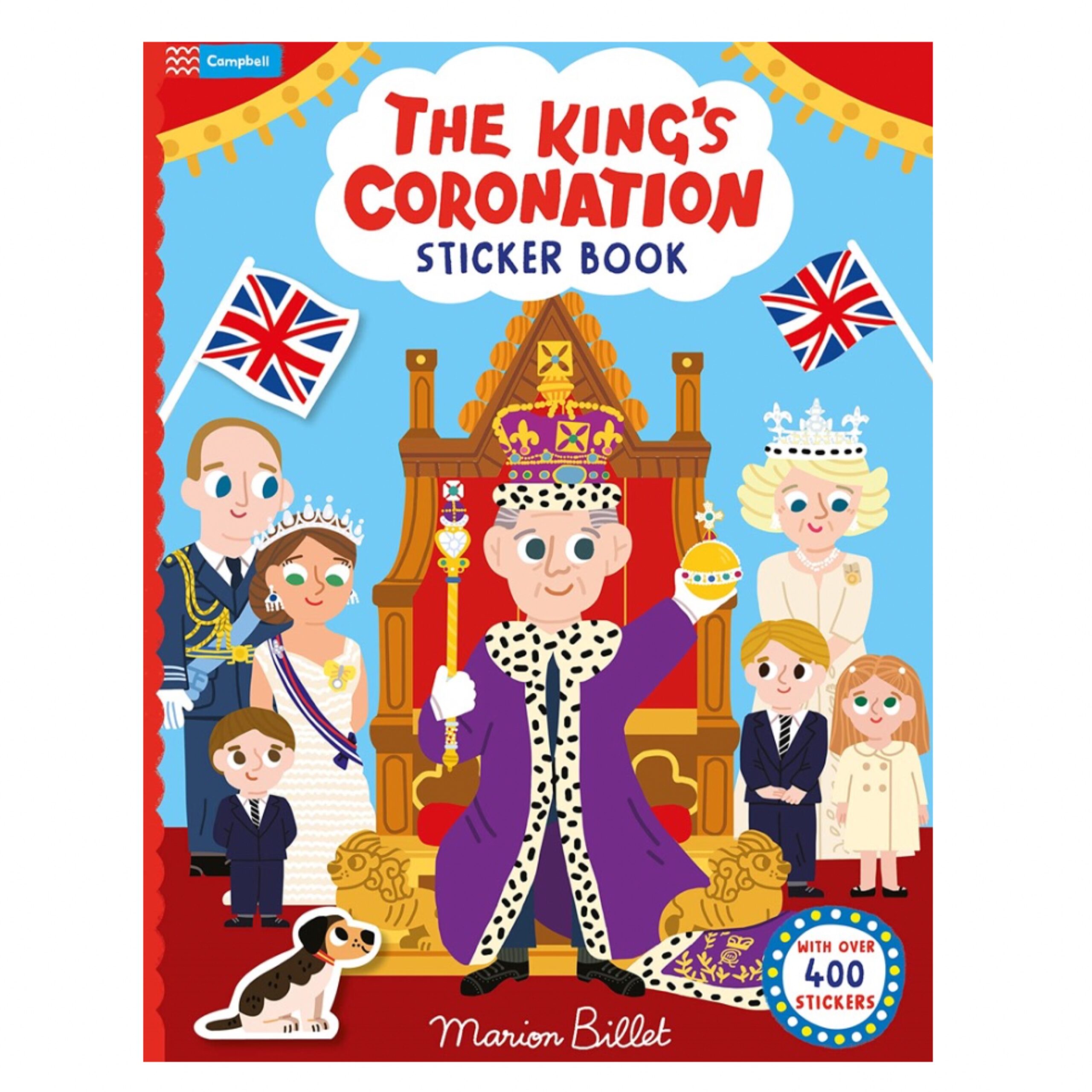 Allsorted London King’s Coronation Sticker Book Polly & Tots