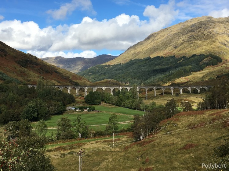 Glenfinnan Viaduct or the Harry Potter bridge living to the fullest