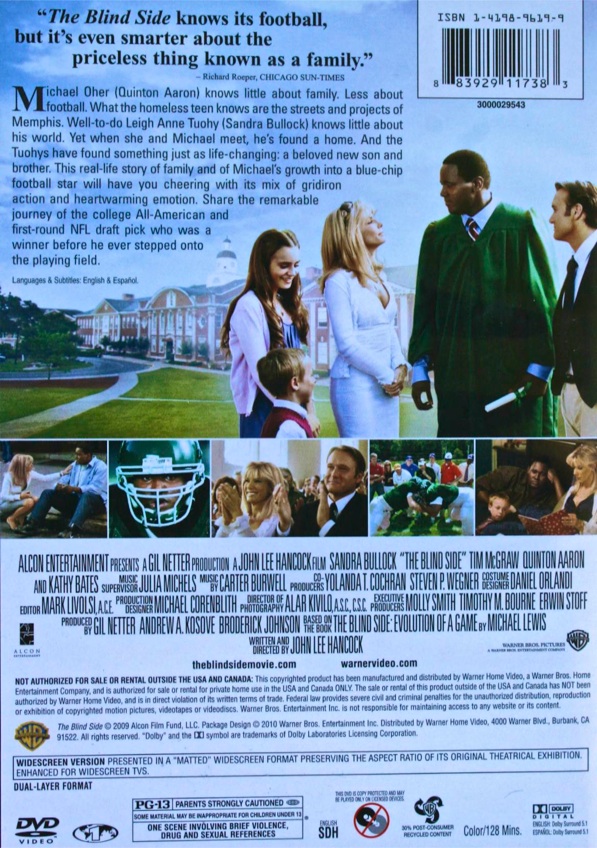 Movie Review The Blind Side Polly Castor