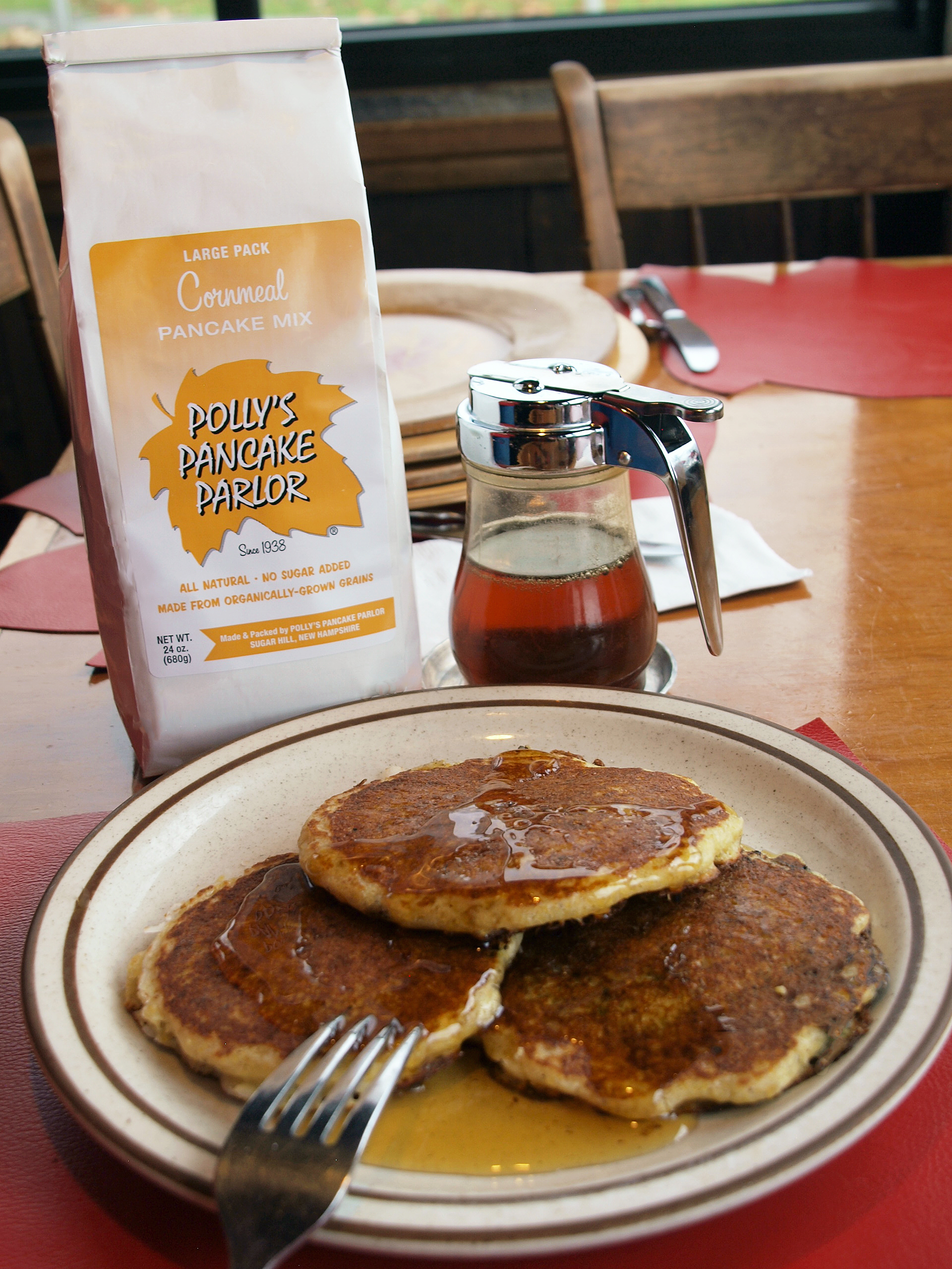 Cornmeal Pancake Mix from Polly's Pancake Parlor