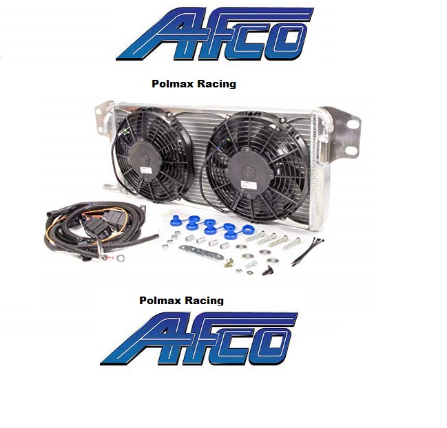 Afco Racing double pass heat exchanger / intercooler upgrade with dual
