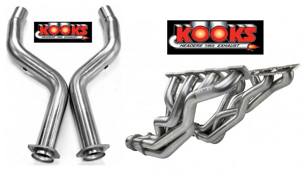 Kooks 17/8 x 3'' stainless steel headers with mid pipes 20122021