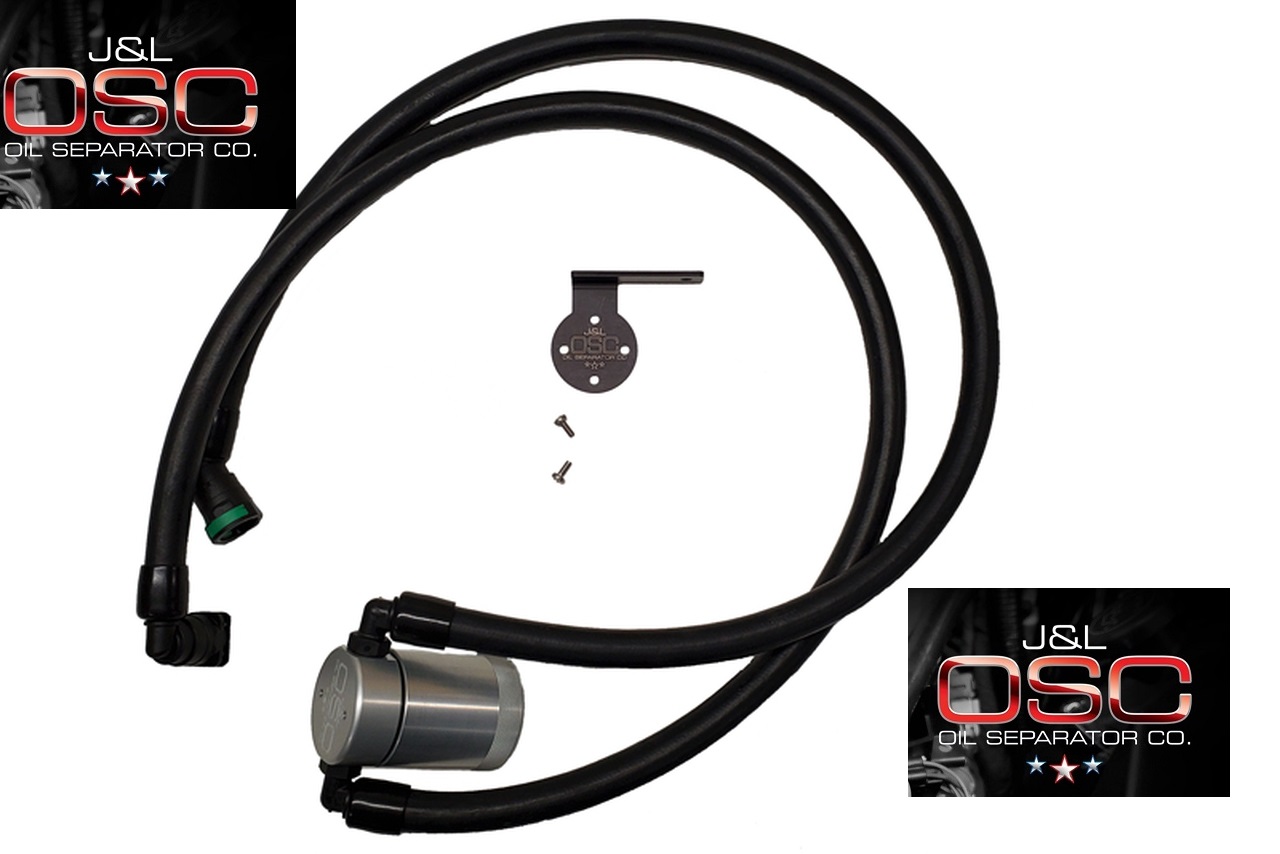 J&L / JLT silver oil separator catch can 202122 F150 3.5 V6 turbo