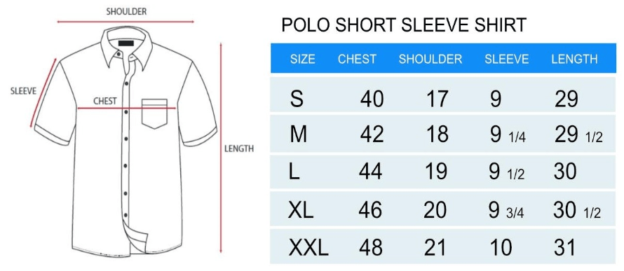 Size Guide – Polo Haus Malaysia