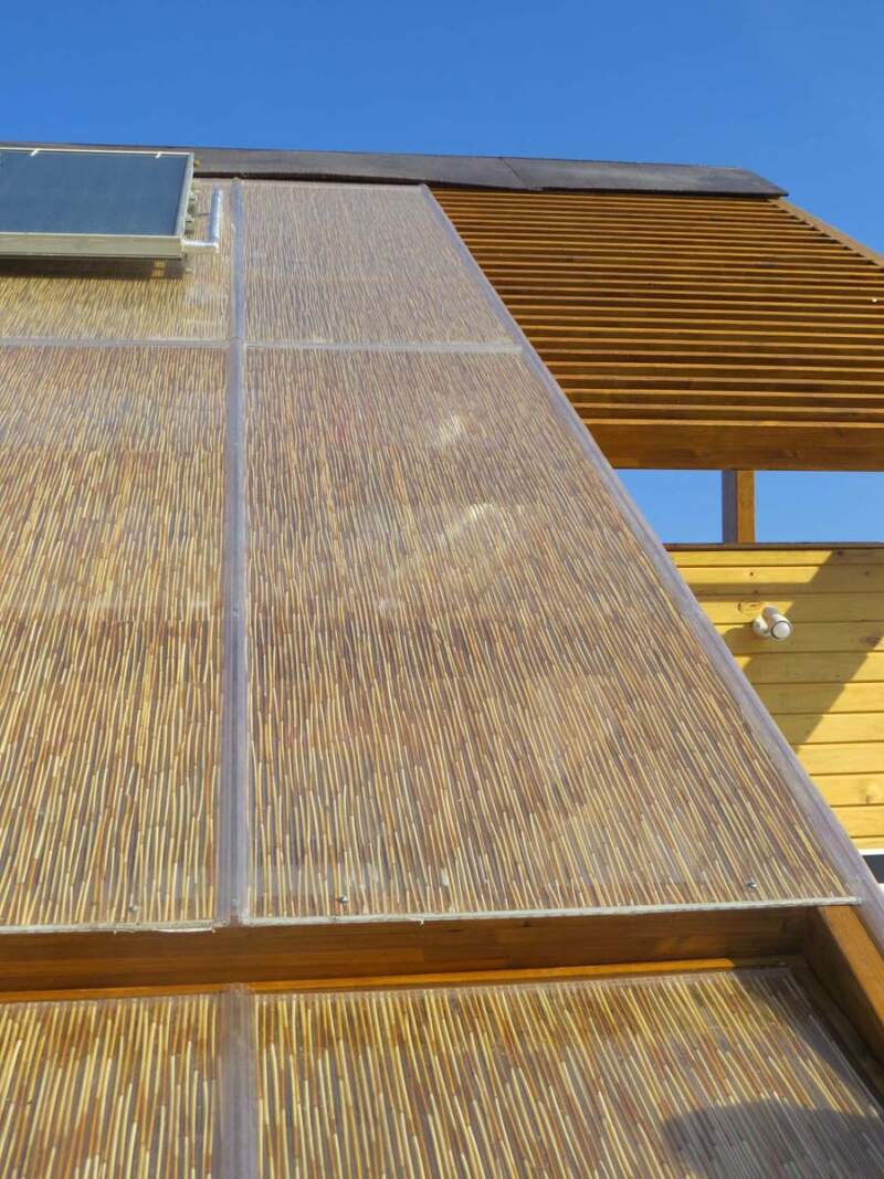 Polycarbonate Bamboo Panels for Roof, Indoor & Outdoor Spaces