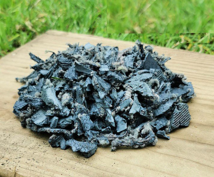 Rubber Chippings Grey 100500kg Polybound