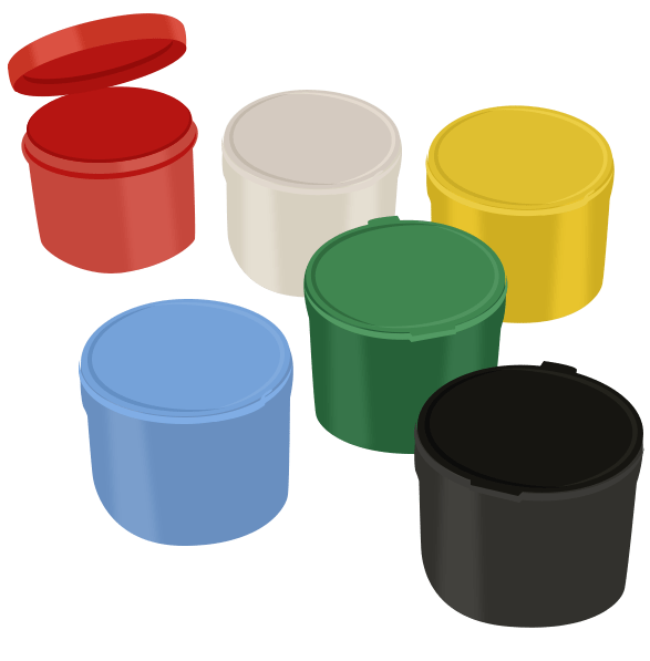 2 PolyCons® (SC) PolyCons® Hinged Lid Plastic Containers