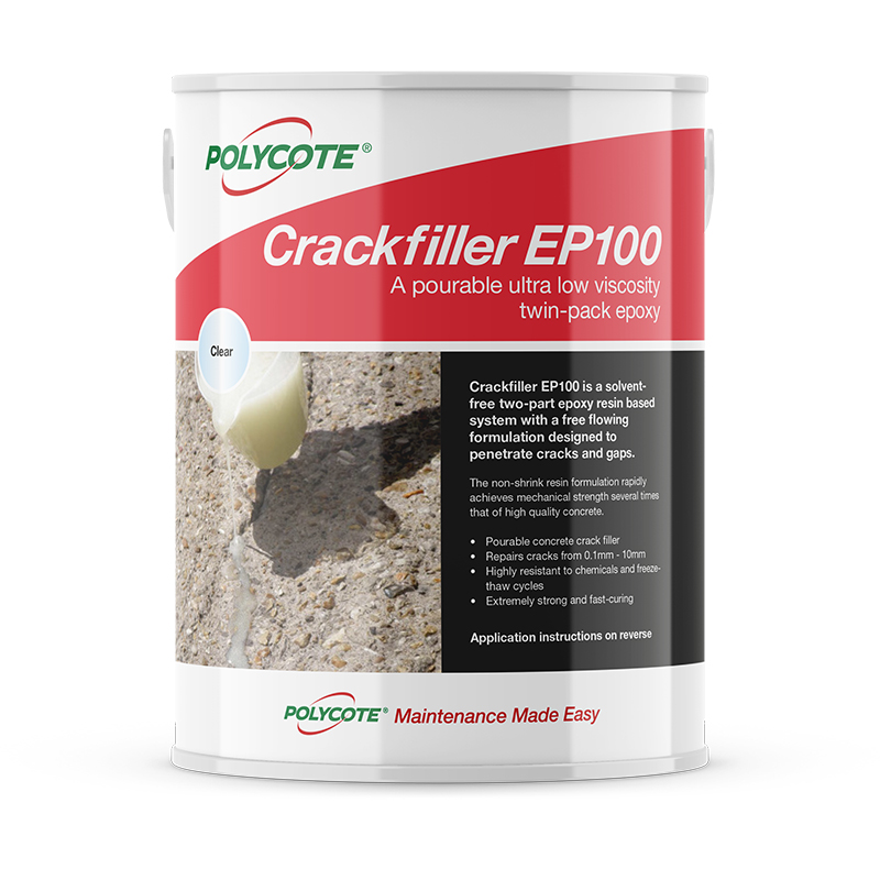 Crackfiller EP100 Pourable Concrete Filler Polycote UK