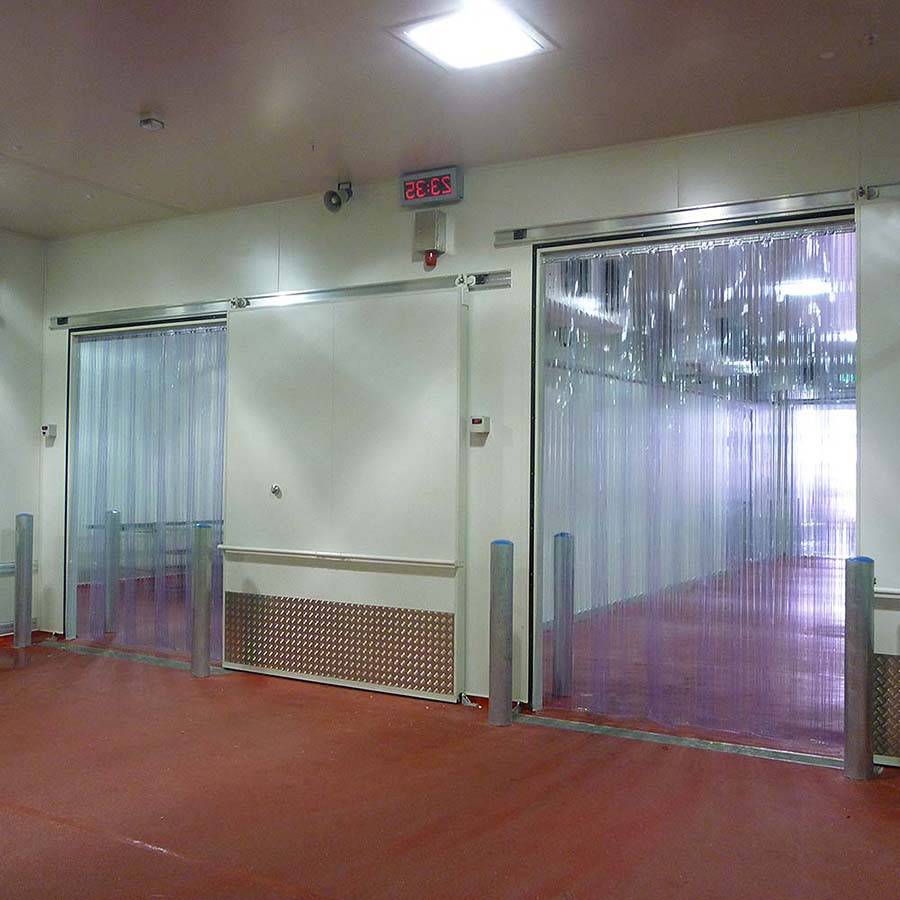 PVC Strip Curtains Low Temperature Polycote
