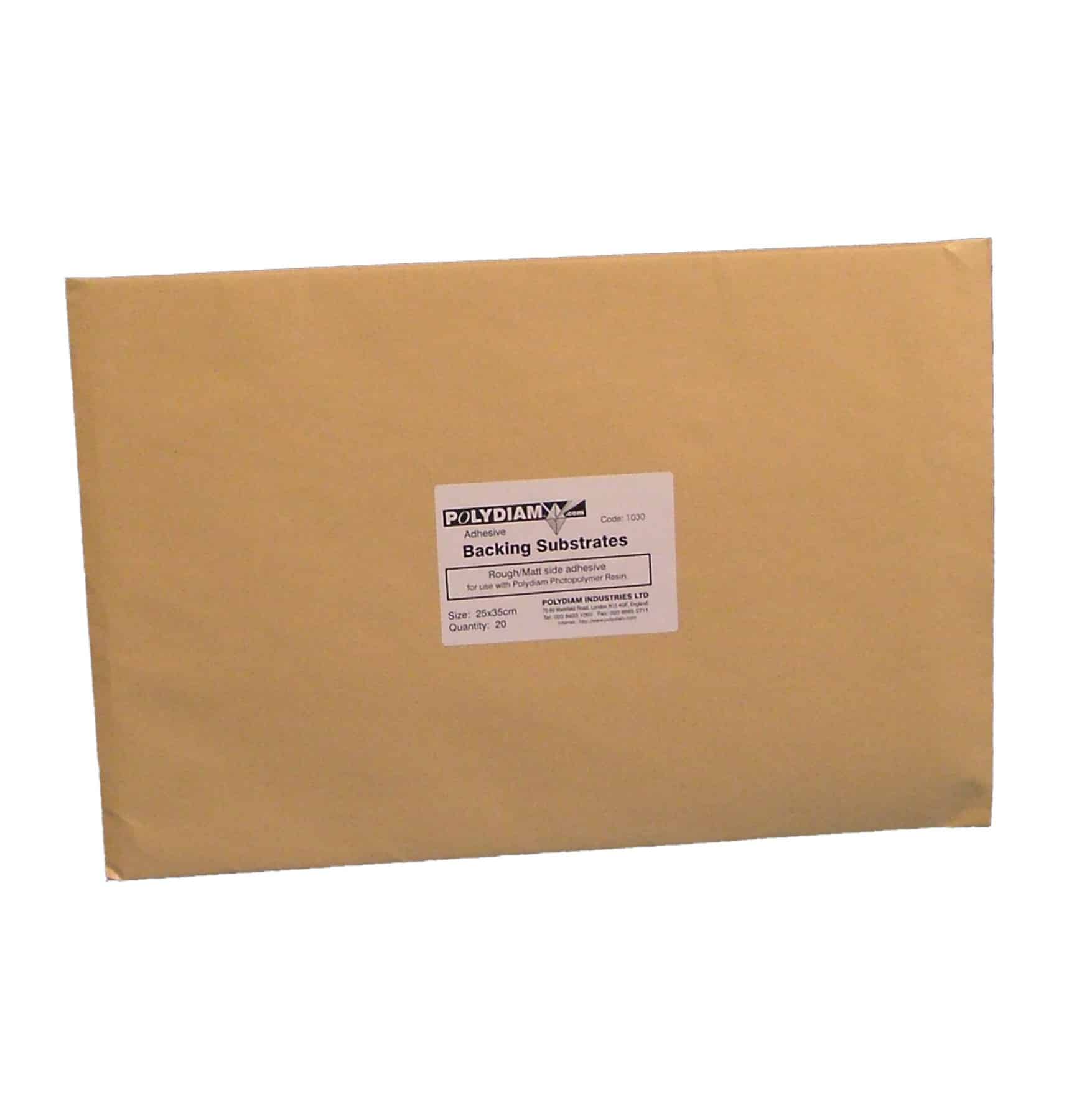 Backing Substrates CE 0.125 (25x35cm)(20) Polydiam Industries Ltd