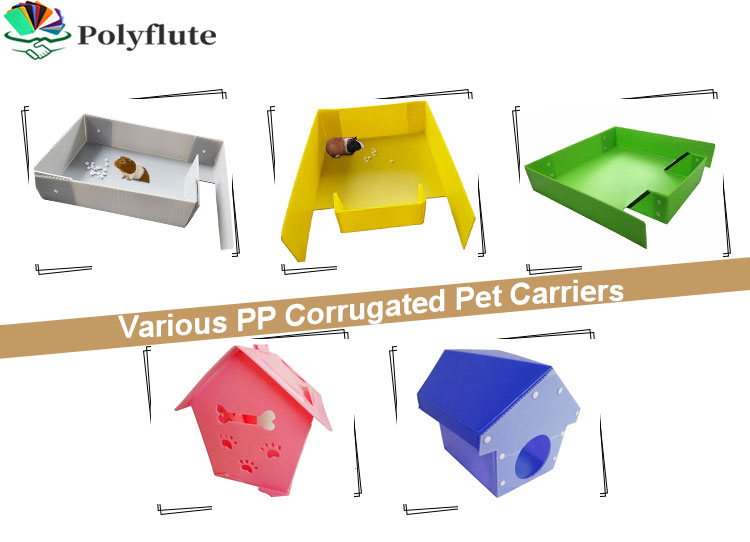 Custom Corrugated Plastic Pet Carrier China Manufacturer