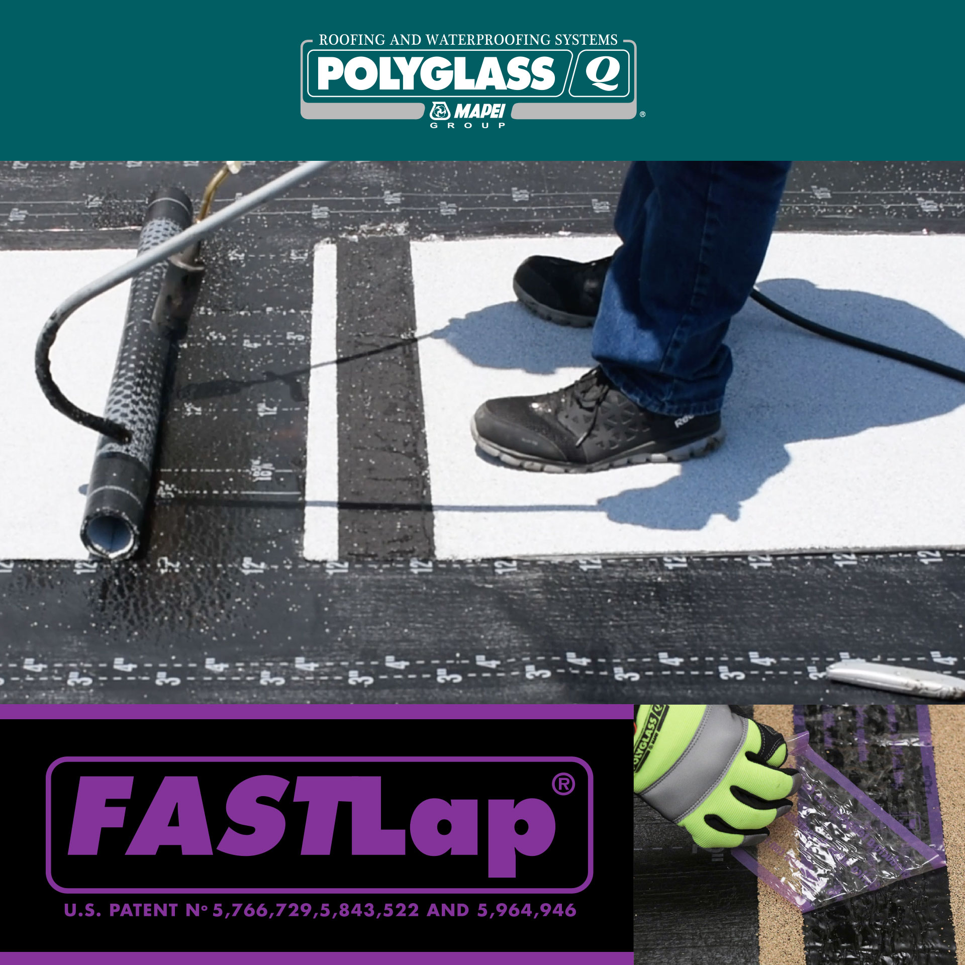 Polyglass Adds GranuleFree End Lap to Polyflex® G for Ease of