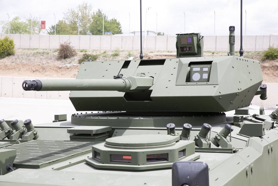 IDEF 2021 FNSS displays Teber 35 RCT Remote Controlled Turret