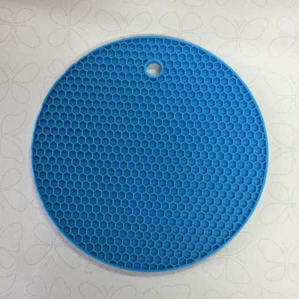 18cm Round Silicone Resin Doming Mat Blue RESIN MOULDS Over the Rainbow