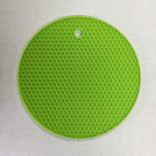 18cm Round Silicone Resin Doming Mat Green Resin Moulds Over the Rainbow