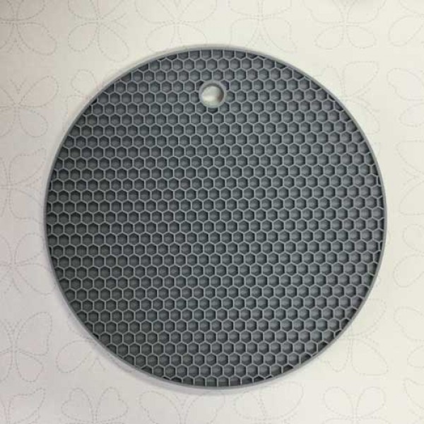18cm Round Silicone Resin Doming Mat Grey RESIN MOULDS Over the Rainbow