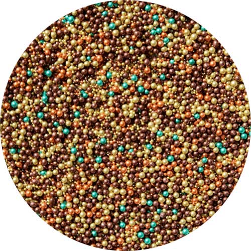 Art Institute Mixed Size Glass Microbeads Plaid Mix MICROBEADS