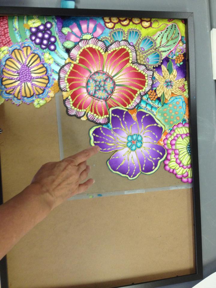 Polymer Clay Wall Art Flowers « Polymer Clay Etc.