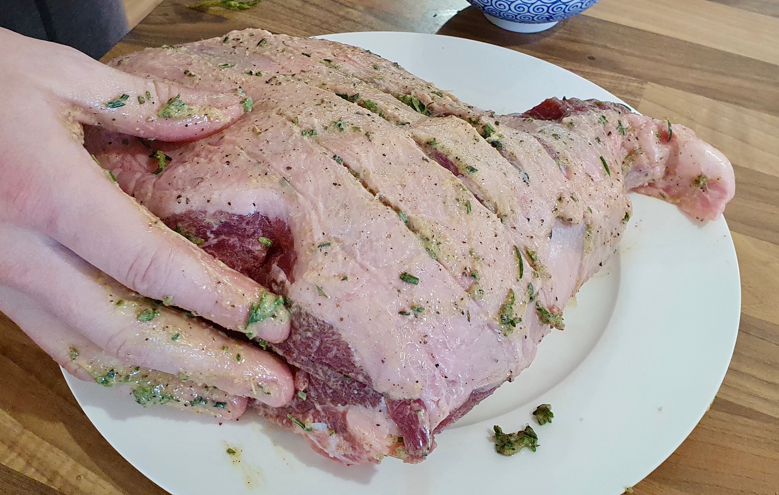 Roast Lamb with Garlic Rosemary Rub Polyphagic Abby
