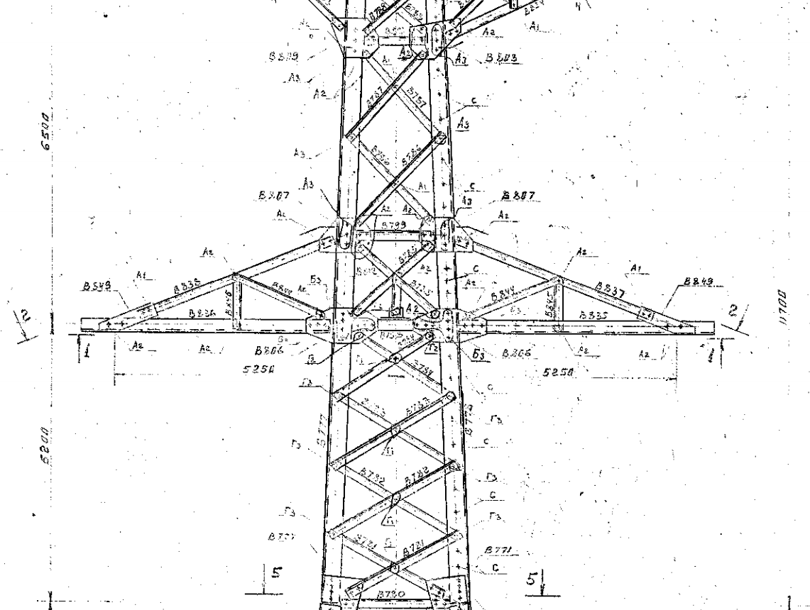 Static Analysis and Design of Transmission Line Towers using Etabs