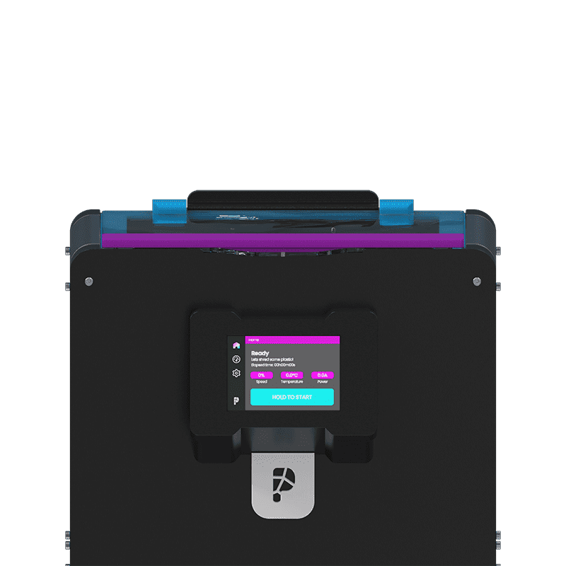 Plastic Shredder for 3D Printing Polystruder GR PRO