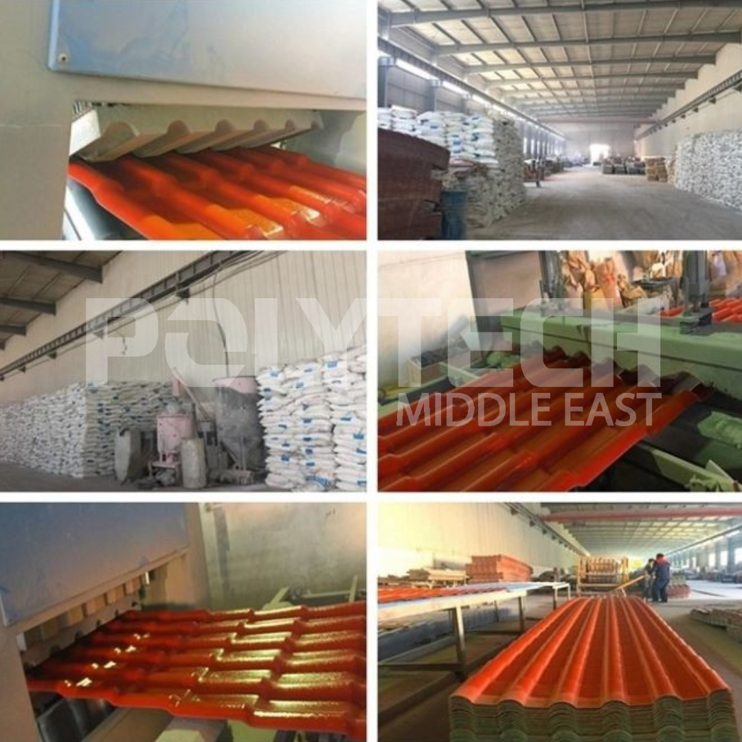 PVC Roof Sheet Making Machine POLYTECH MIDDLE EAST